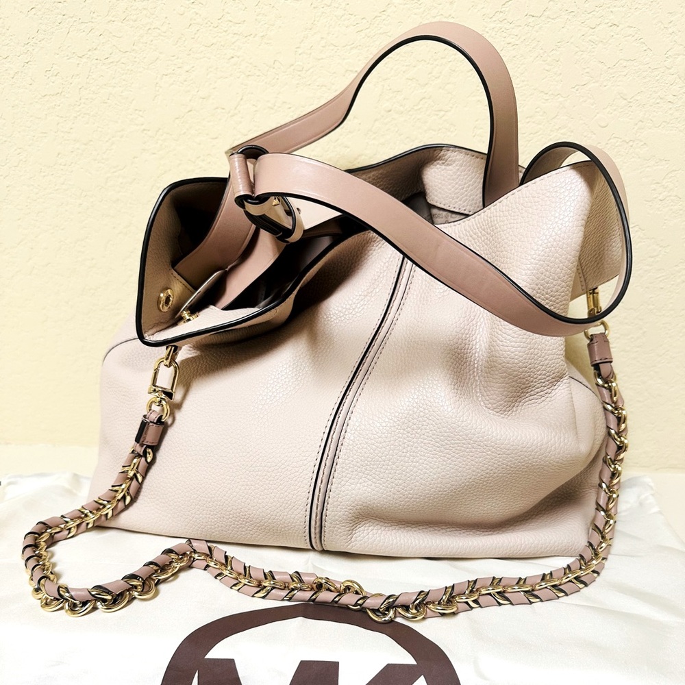 MK Leather Satchel